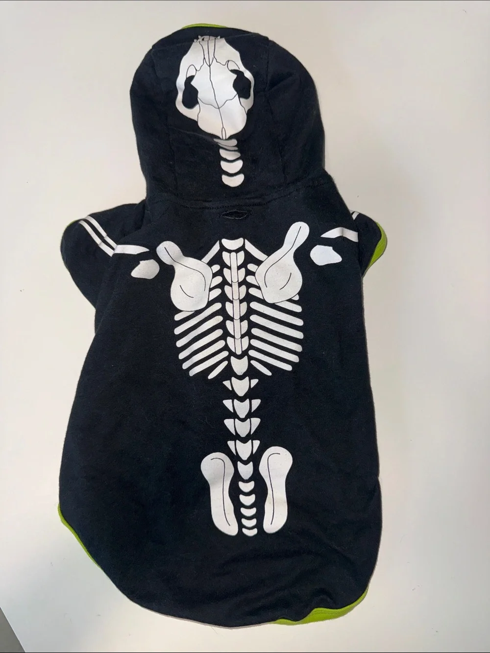 Dog costume Black Skeleton Hoodie